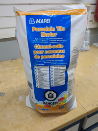 Mapei porcelain tile mortar unopened bag