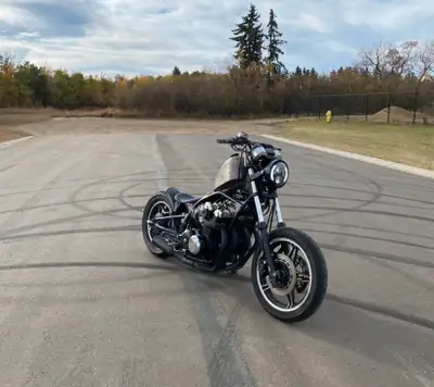 Honda Cb 750 Registered and insured in Alberta Runs and drives ,Everything works. All controls reloc...