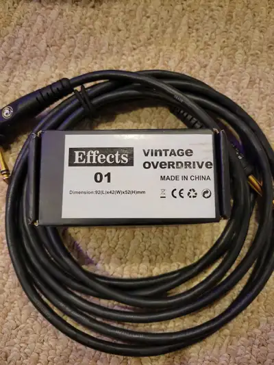 Brand new overdrive pedal; still in original wrap. I bought two just in case one broke, but it's sti...