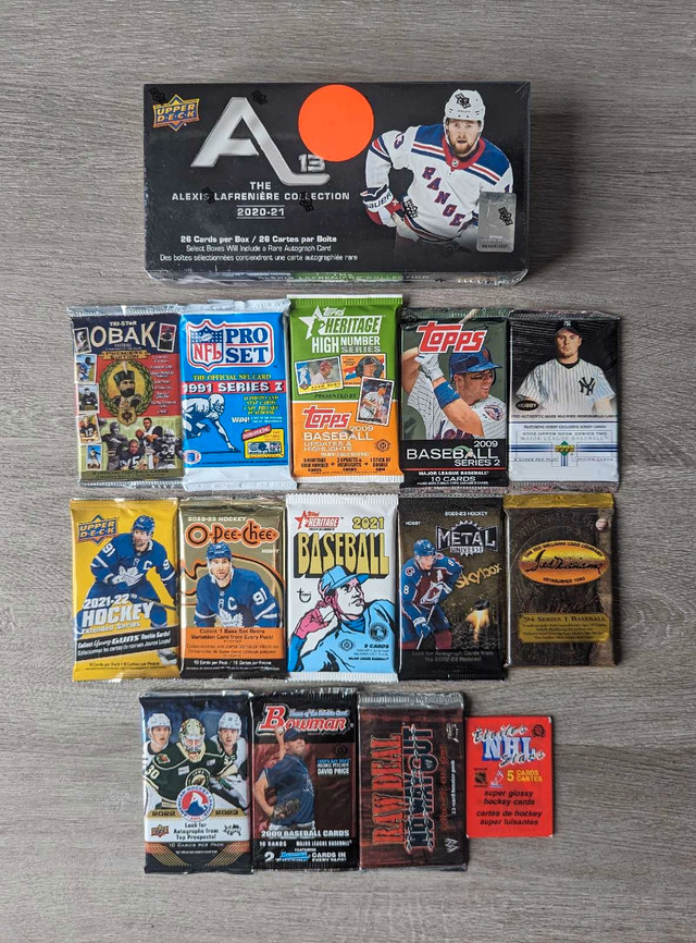 Retro sports cards in Arts & Collectibles in St. Albert
