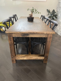 Dining table Reclaimed wood style
