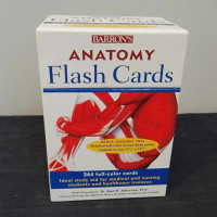 Barron's Anatomy Flash Cards 2005 Study Medical