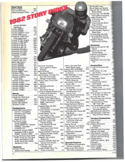 1982 Cycle Magazines - 11 Issues, View more