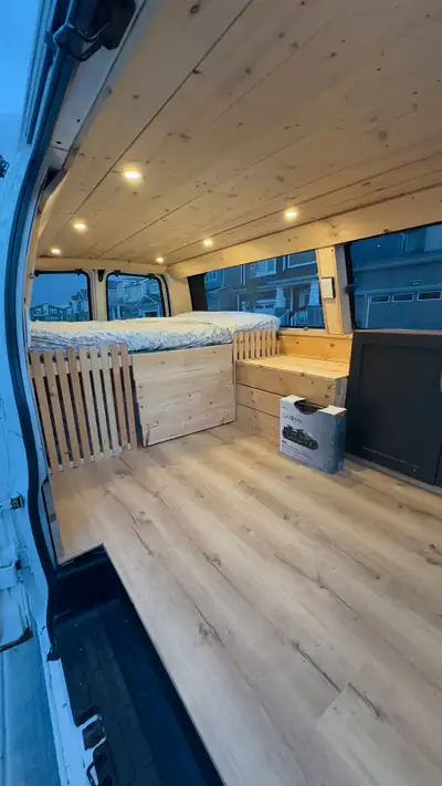 I'm selling my GMC Savana camper van, converted for comfortable living and travel! This unique campe...