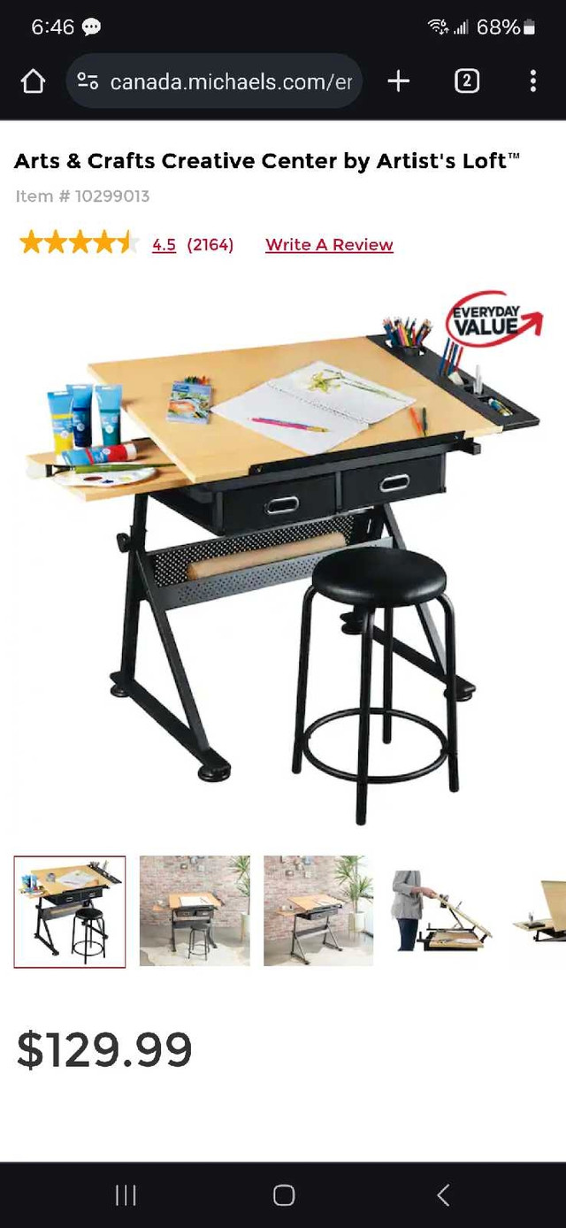 Art Desk  in Hobbies & Crafts in Cole Harbour - Image 3
