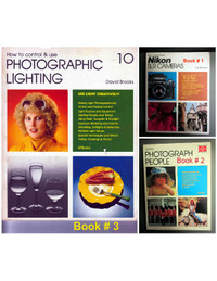 3 Photography Books Nikon/Lighting