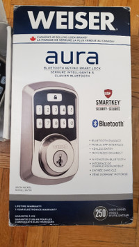 Weiser Aura Bluetooth SmartLock with keypad