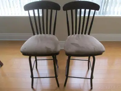 Bar Stools swivel barely used excellent condition, View more