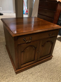 Ethan Allen solid Cherry Table for living or family room -MOVING