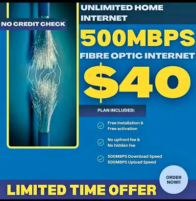 High Speed Fibre Internet – Starting at Lowest Price , Fastest i, View more