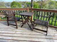 Outdoor Patio Bistro set Table and Chairs 