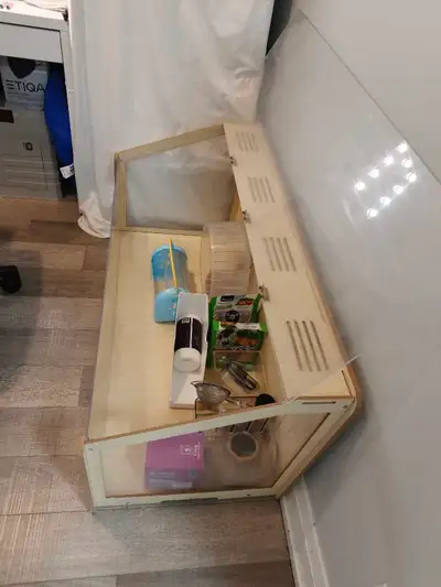 Hamster cage with free accessories , View more