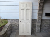 Interior 6 Panel Wood Door 28in x 76in