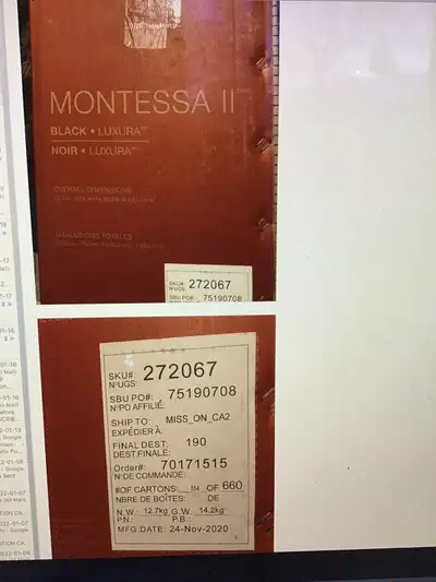 Staples Montessa ll Luxura Managers Chair Black 272067, View more