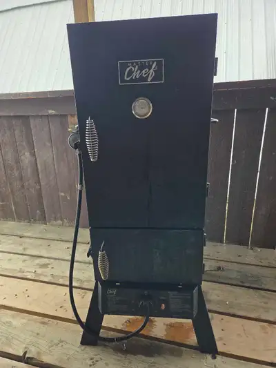 Master chef smoker on propane , View more