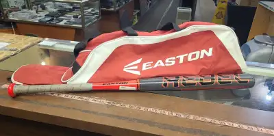 Easton baseball bat with bag, View more