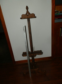 Victorian wood carved tall 50" easel