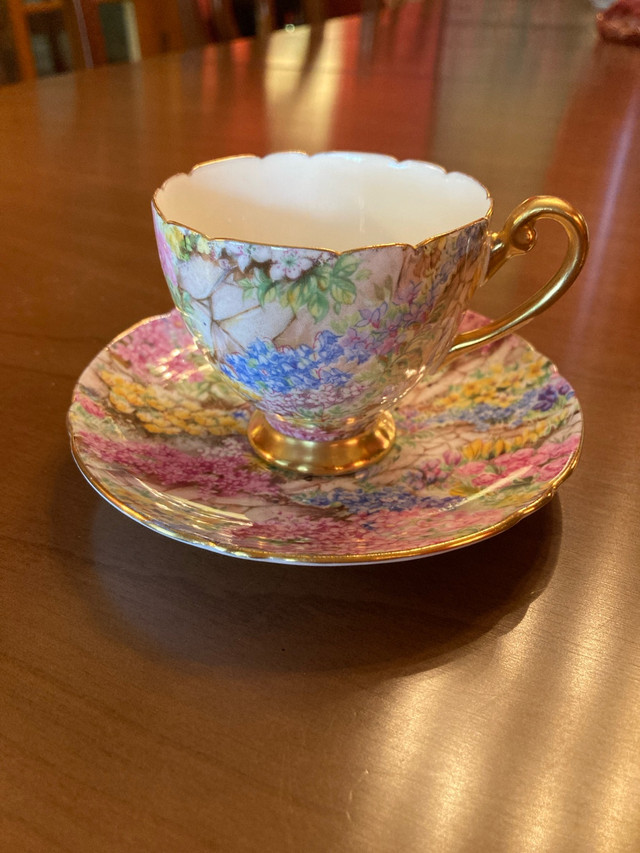 Shelley Demitasse Teacup and Saucer in Kitchen & Dining Wares in Grand Bend