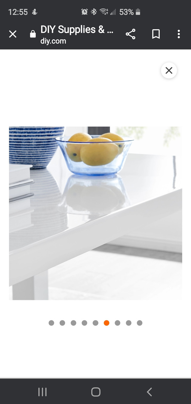 White gloss tabletop only in Dining Tables & Sets in City of Toronto - Image 4