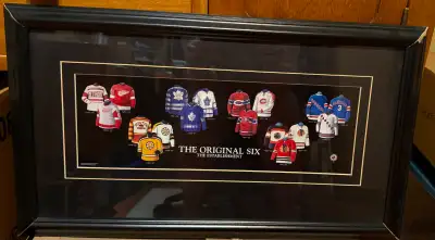 NHL The Original Six-The Establishment Framed Print, View more