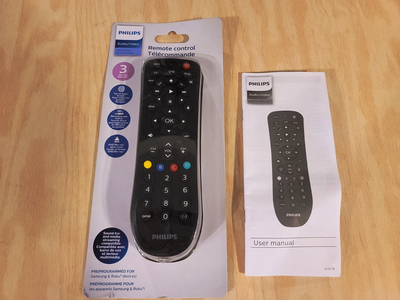 Philips 3-Device Universal Remote Control model SRP9232D/07, View more