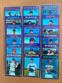 Topps Heritage MLB Stars Chrome Ref 18 Card Lot SP Case Hits!