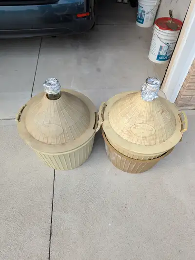 Demijohn For Sale. White in colour. $25 each. I also have gallons for sale. Call or text 905-745-736...