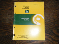 John Deere 610 Drawn Chisel Plow Operators Manual