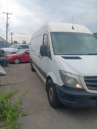 This reliable workhorse is a Mercedes-Benz Sprinter 2500, a diesel-powered cargo van perfect for all...