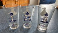 Toronto Maple Leaf Beer glasses 