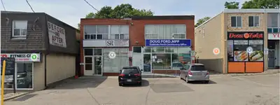 STORE/ OFFICE SPACE FOR RENT - $ 2490 BUSY INTERSECTION - ALBION/ ISLINGTION AVE ADDRESS -823 ALBION...