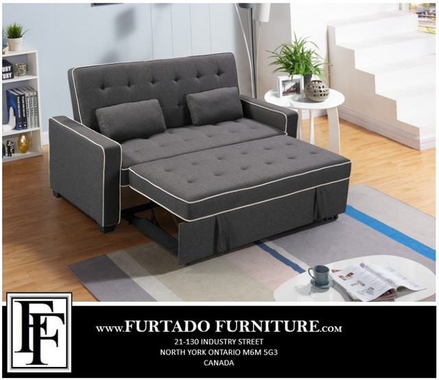 3-0003 **BRAND NEW GREY KLICK KLACK PULL OUT SOFA BED | Couches & Futons |  City of Toronto | Kijiji