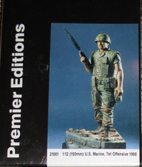 Kirin Premiere Editions U.s. Marine Tet Offensive 1968 Model Kit