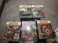 Dungeons & Dragons core rules rulebooks Role Playing RPG
