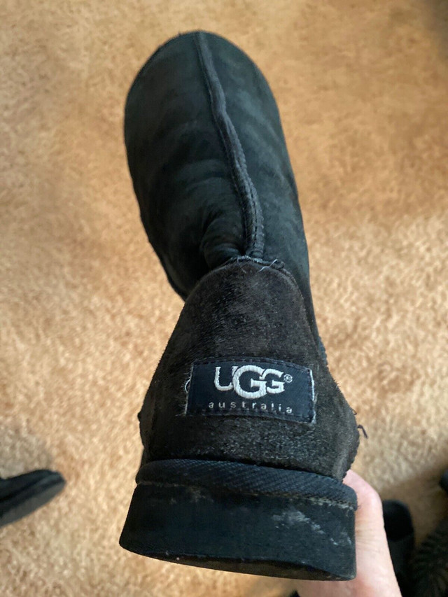 Genuine Black Ugg Boots Size W7 in Women's - Shoes in Kitchener / Waterloo - Image 2