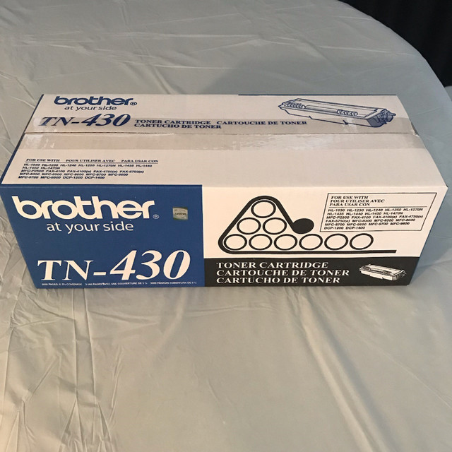 Brand New Brother TN-430 Black Toner Cartridge (TN430) in Printers, Scanners & Fax in Regina