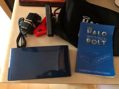 HALO Bolt Portable Car Jump Starter 57720 MWH Car Battery Jump S, View more