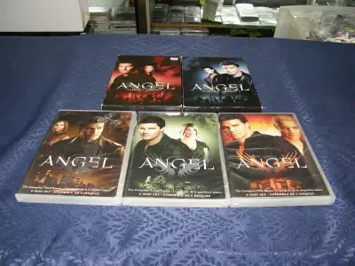 DVD Angel Saison 1 à 5 (Français/Anglais/Espagnol) - 5/50$, View more