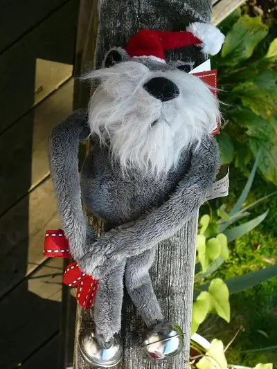 Plush Christmas Li'L Peepers and Door Hangers - moose, bear, ..., View more
