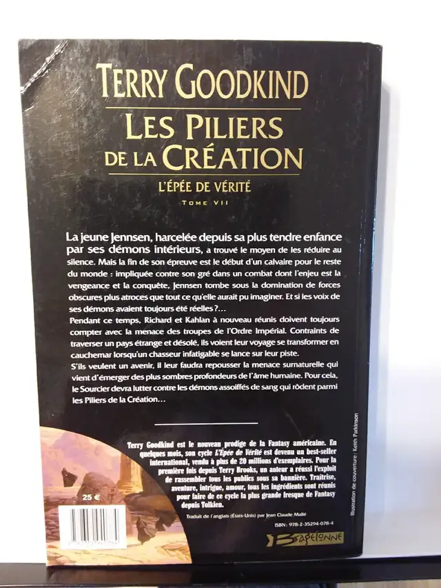 L'ÉPÉE DE VÉRITÉ #7   TERRY GOODKIND  GRAND FORMAT  in Fiction in Lanaudière - Image 3