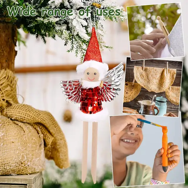 Wooden Clothespins 30 Pieces Durable, Comfortable Grip in Other in City of Toronto - Image 3