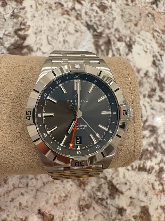 Breitling Chronomat 40 Brown Face with Stainless Steel A3239810162863734697731122
