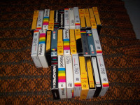 Lot of 32 Beta Betamax Recordable tapes used Sony Basf Kodak