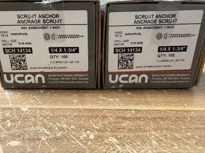 UCAN Concrete Screws, View more