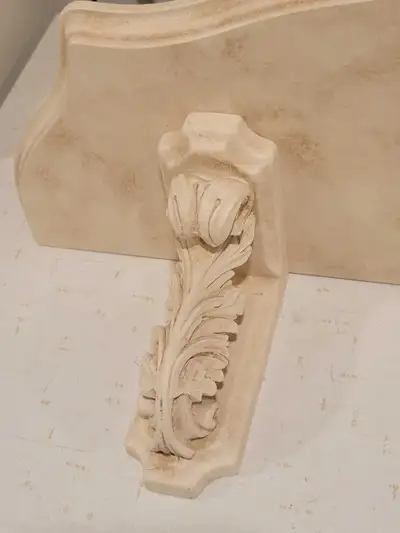 Stunning Ornate Schroll Plaster Wall Shelf. Ledge , View more