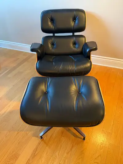 Herman Miller Eames Lounger and Ottoman, View more