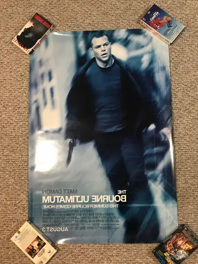 I am selling a great The Bourne Ultimatum Movie Poster, $25. Standard movie poster size, approx 27 x...