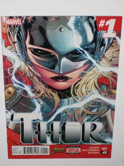 Marvel Comics Thor#1 Jane Foster Thor! comic book, View more