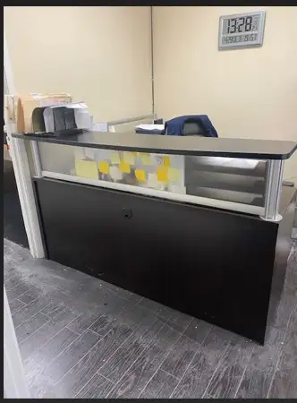 Recception Station with 2 drawers ample room for monitor,, View more