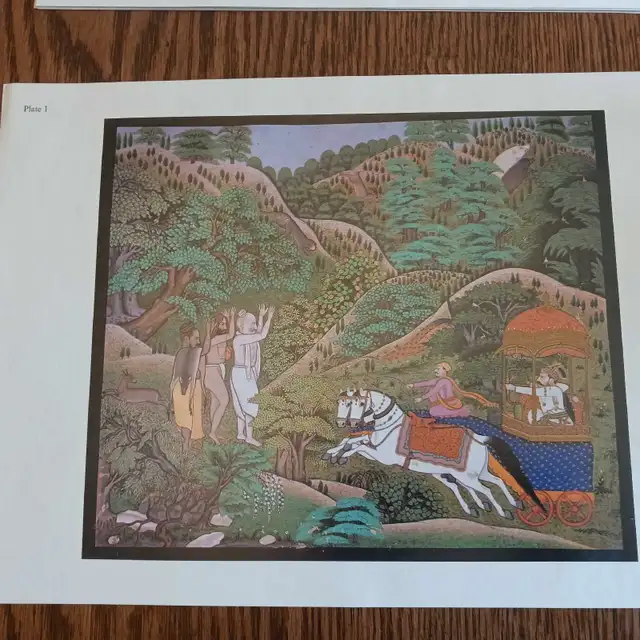 Kalidasa's Sakuntalam Beautiful Indian Art 7 plates in Arts & Collectibles in City of Toronto - Image 4